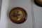 2 FRAMED BRASS PCS PHEASANT DESIGN
