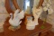 LOT OF FIGURINES INCLUDING ANDRE SWAN ANGEL JEWELRY BOX ETC