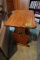 HARDWOOD END TABLE / MAGAZINE RACK