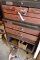 SERVASTER TOOL BOX WITH MISC HAND TOOLS ELECTRICAL ITEMS