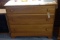 PINE 3 DRAWER BUREAU APPROX 42 INCH LONG X 34 INCH TALL X 20 WITH CONTENTS