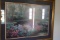 LARGE FLORAL PRINT FRAMED UNDER GLASS 43 X 34