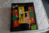 BARBIE DOLL CASE PONY TAIL 1961 WITH BARBIE AND CLOTHES