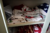 CONTENTS OF CABINETS FULL OF LINENS ALL TYPES