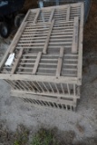 2 WJ CARPENTER CO WOODEN CHICKEN COOPS