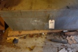 WOODEN CARPENTER TOOL BOX HAND SAWS ETC