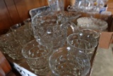 AMERICA FOSTORIA GOBLET AND PITCHER