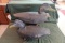 PAIR OF FULL SIZE BLACK DUCK DECOYS SCRATCH PAINT VIRGINIA STYLE 1 NECK CRA