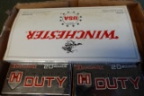 OVER 400 ROUNDS WINCHESTER S&W 165 GRAIN FULL METAL JACKET AND 40 ROUNDS HO