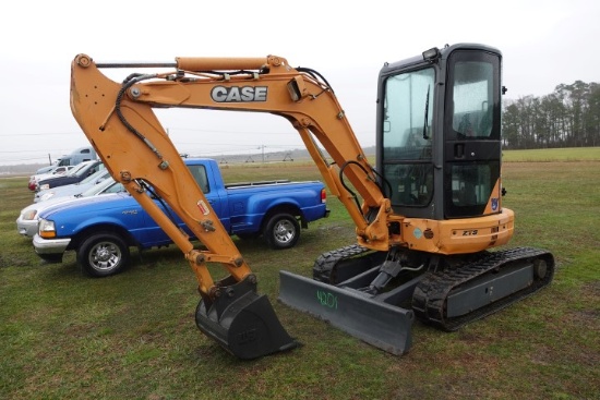 #4201 2014 CASE CX36B EXCAVATOR ZTS 2418 HRS FULLY ENCLOSED CAB ALL GLASS G