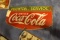 ANTIQUE COCA COLA PORCELAIN SIGN MADE IN USA 1935 HAS SOME CHIPPING AROUND