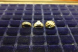 3 STERLING RINGS APPROXIMATELY SIZE 10.5 W .71 T OZ