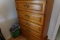 3 PC BEDROOM SET BY NEW CLASSIC NATURAL FINISH INCLUDING TALL CHEST NIGHT S