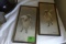 TWO ORIENTAL WATER COLOR FRAMED UNDER GLASS SIGNED NOKOYOMA 13 X 7