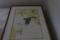 SIGNED PRINT KURT PLINKE 1987 FRAMED UNDER GLASS 25 INCH