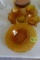 17 PC AMBERWARE CIRCA 1930S