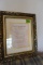 FRAMED UNDER GLASS PRAYER FOR ONE LONE SOLDIER 15 X 18