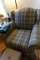 3 PC LIVING ROOM SET TWO ROLLED ARM CHAIRS AND MATCHING SOFA