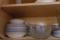 CONTENTS OF KITCHEN CABINET INCLUDING CHINA SERVING BOWLS MIXING BOWLS AND