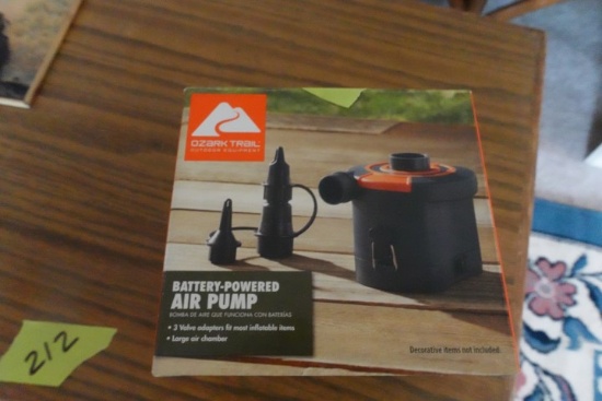 NEW IN BOX BATTERY POWERED AIR PUMP