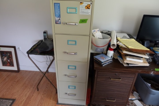 STAPLES 4 DRAWER FILE CABINET