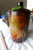 10 1/2 INCH VASE BY A OWENS UTOPISM 1010