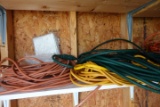 LOT OF EXTENSION CORDS