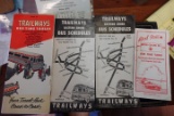 1940 AND 1950 BUS SCHEDULES