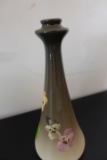 ANTIQUE ROZANE WARE ROYAL BUD VASE 8 INCH TALL WITH FLORAL PAINTING