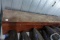 CUSTOM BUILT WOODEN GUN BOX APPROX 5 FEET X 10 INCH X 10 INCH