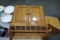 NATURAL FINISH OAK MEDICINE CABINET