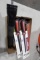 BOX LOT INCLUDING NEW DEXTER 3 1/2 INCH SANDWICH SPREADERS NEW KNIVES FLASH