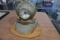 COPPER AND BRASS DIVERS HELMET CLOCK