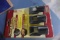 2 DRY STORAGE CONTAINERS AND KNIFE SHARPENERS EAR PROTECTION ARMY FLASHLIGH