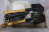 3 SHOVELS ONE IS COLLAPSIBLE