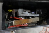 CRAFTSMAN TOOL BOX WITH PIPE WRENCH PVC CUTTERS OPEN END WRENCH ETC
