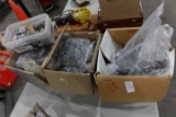 3 BOXES FULL OF HEXAGON SCREWS WITH RUBBER WASHERS