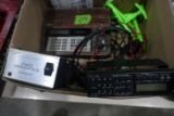 BOX LOT INCLUDING 2 SCANNERS AND 12 V POWER SUPPLY
