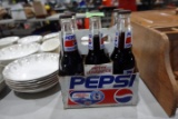 6 PACK PEPSI RICHARD PETTY LONG NECK BOTTLE 1992 FAN APPRECIATION