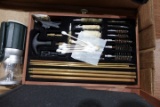 2 GUN CLEANER KITS AND BATTERY OPERATED LANTERN