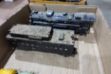 LIONEL ENGINE 237 COAL CAR 6026 AND 2 LIONEL AUTOMOBILES