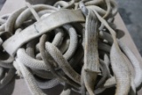 LOT OF NYLON ROPE YACHT BRAID AND NYLON SLINGS
