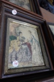 TWO TRIPLE FRAMES EARLY VICTORIAN PRINTS