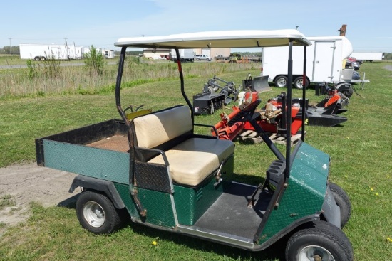 #3006 EZ GO GOLF CART 4 STROKE GAS 42" X 40" STEEL BED 2 SEATER NEEDS NEW S