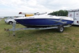 #8302 2004 YAMAHA 20' 11 BOAT 270 HP RUNNING CONDITION UNKNOWN NO TITLE FOR