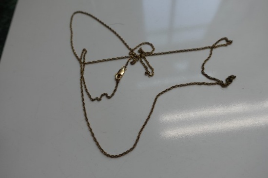 14 KT YELLOW GOLD CHAIN 28" 1.9 DWT