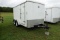 #3803 2019 ENCLOSED TRAILER 7 X 12 DUAL 15