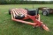 #3306 DONAHUE LAY DOWN TRAILER 21' LONG 8' WIDE 33 X 18 PARKER 45 TOOL BOX