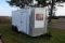 #2208 2017 ARISING TRAILER V NOSE 7000 LB GVW RAMP GATE LADDER RACK SIDE DO