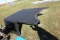 #8502 JEEP WRANGLER UNLIMITED REAR SECTION HARD TOP WITH GLASS TEXTURED BLA